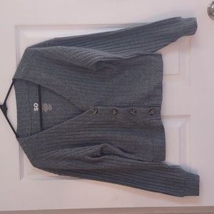 SO olive green sweater cardigan